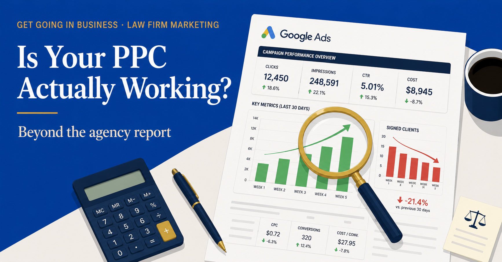 How to Know If PPC Is Working Law Firm how to know if PPC is working law firm, 4 agency failure signs vs 3 intake problems